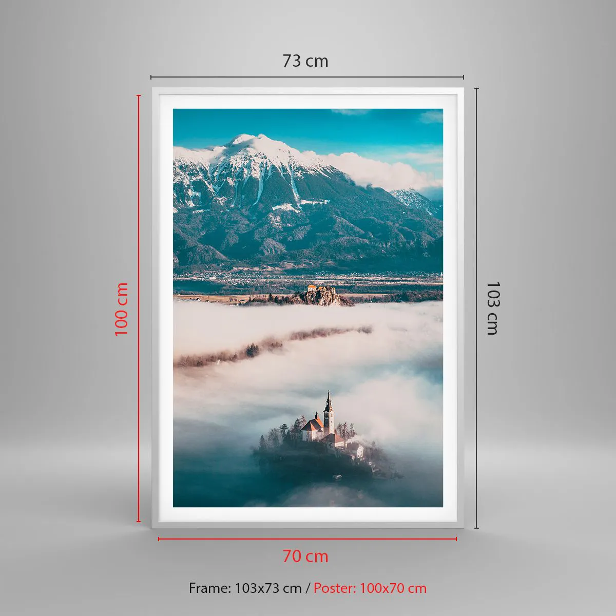 Poszter fekete keretben - A mesének a kezdete - 70x100 cm