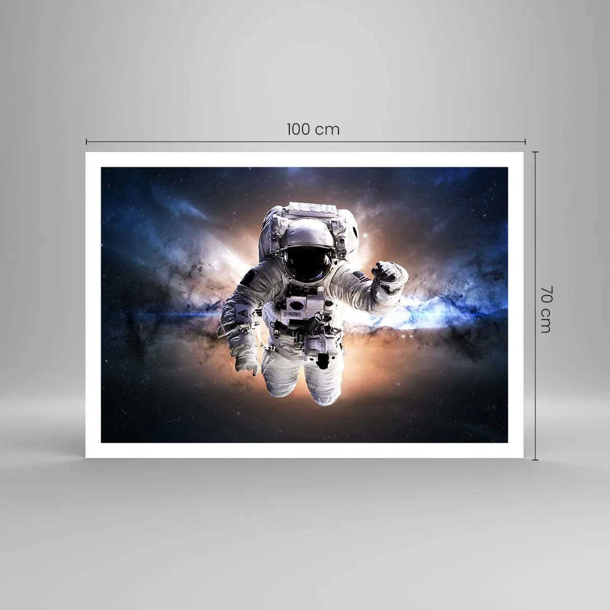 Poster - Greetings from Space - 100x70 cm