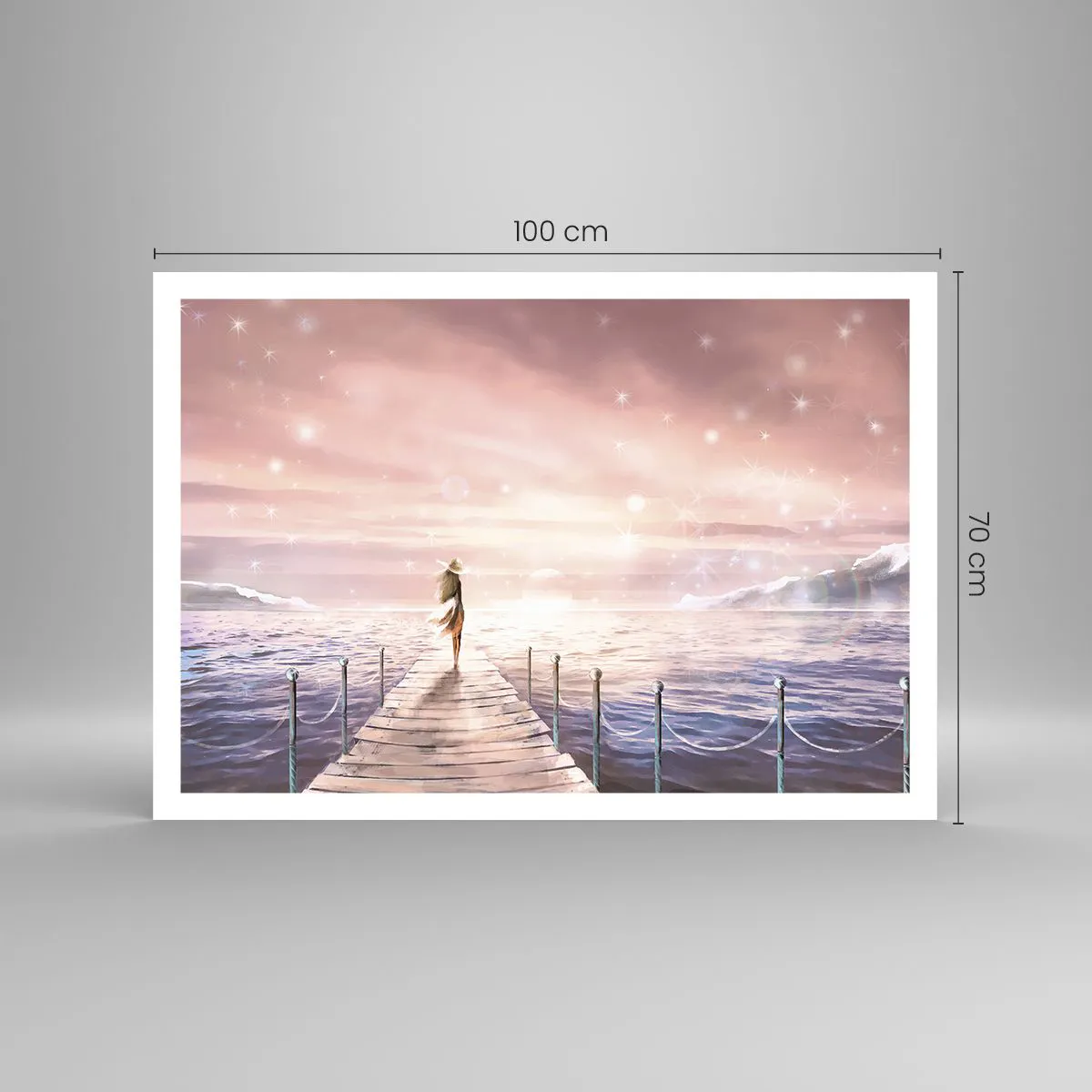 Plagát - Vo svetle sna - 100x70 cm