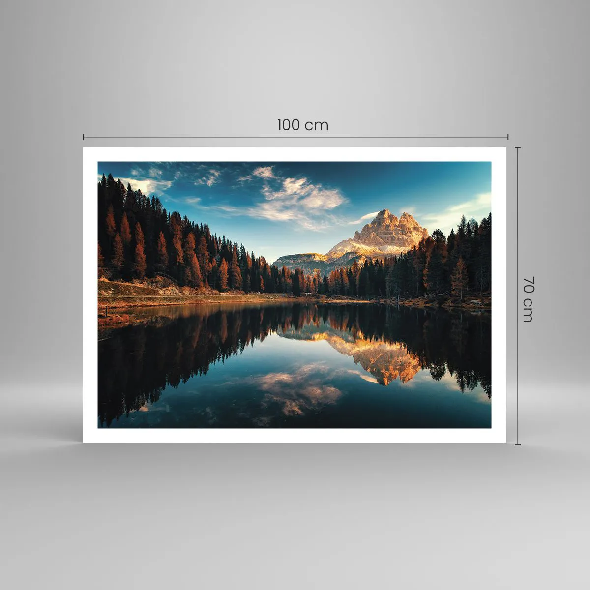 Poster - Dubbel landschap - 100x70 cm