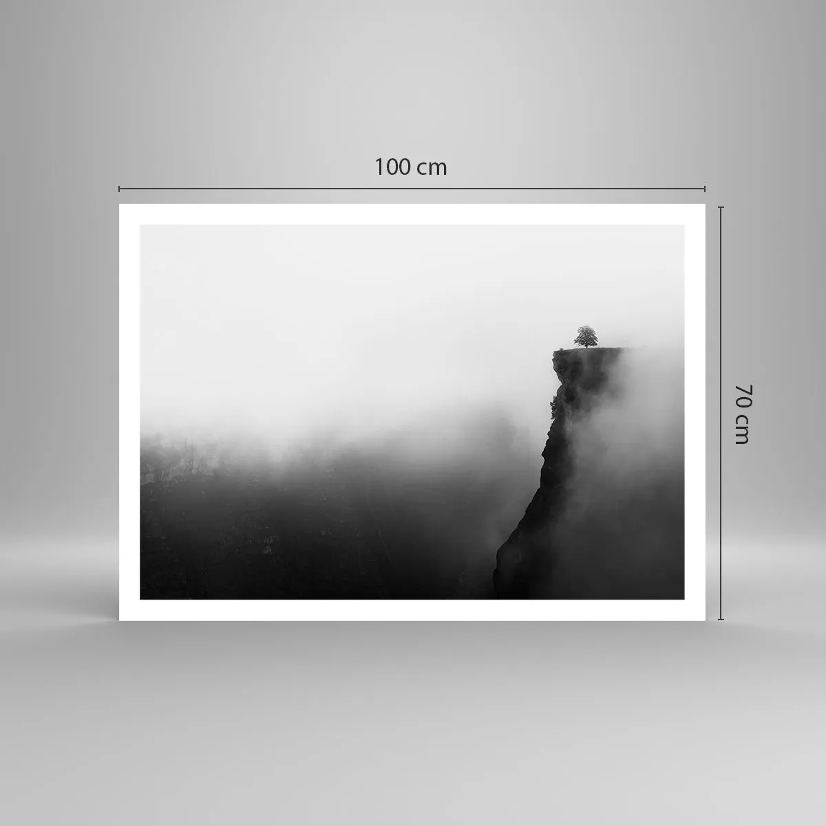 Poster - Aan de rand van de wereld - 100x70 cm