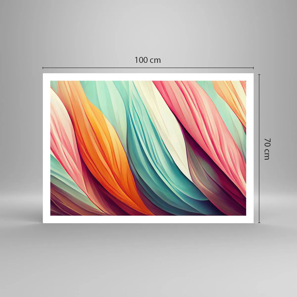 Poster - Rainbow Knot - 100x70 cm