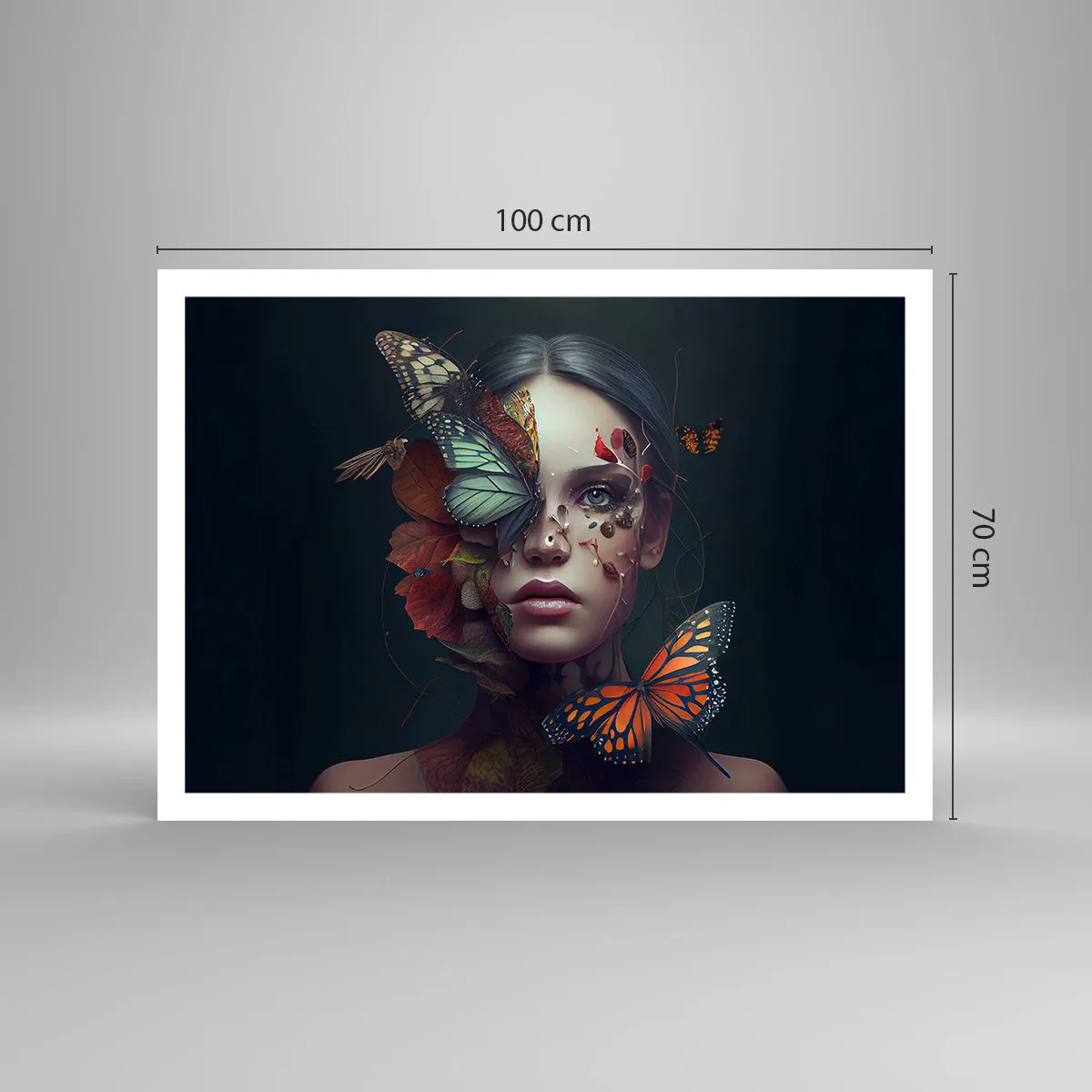 Plakat - En vidunderlig metamorfose - 100x70 cm