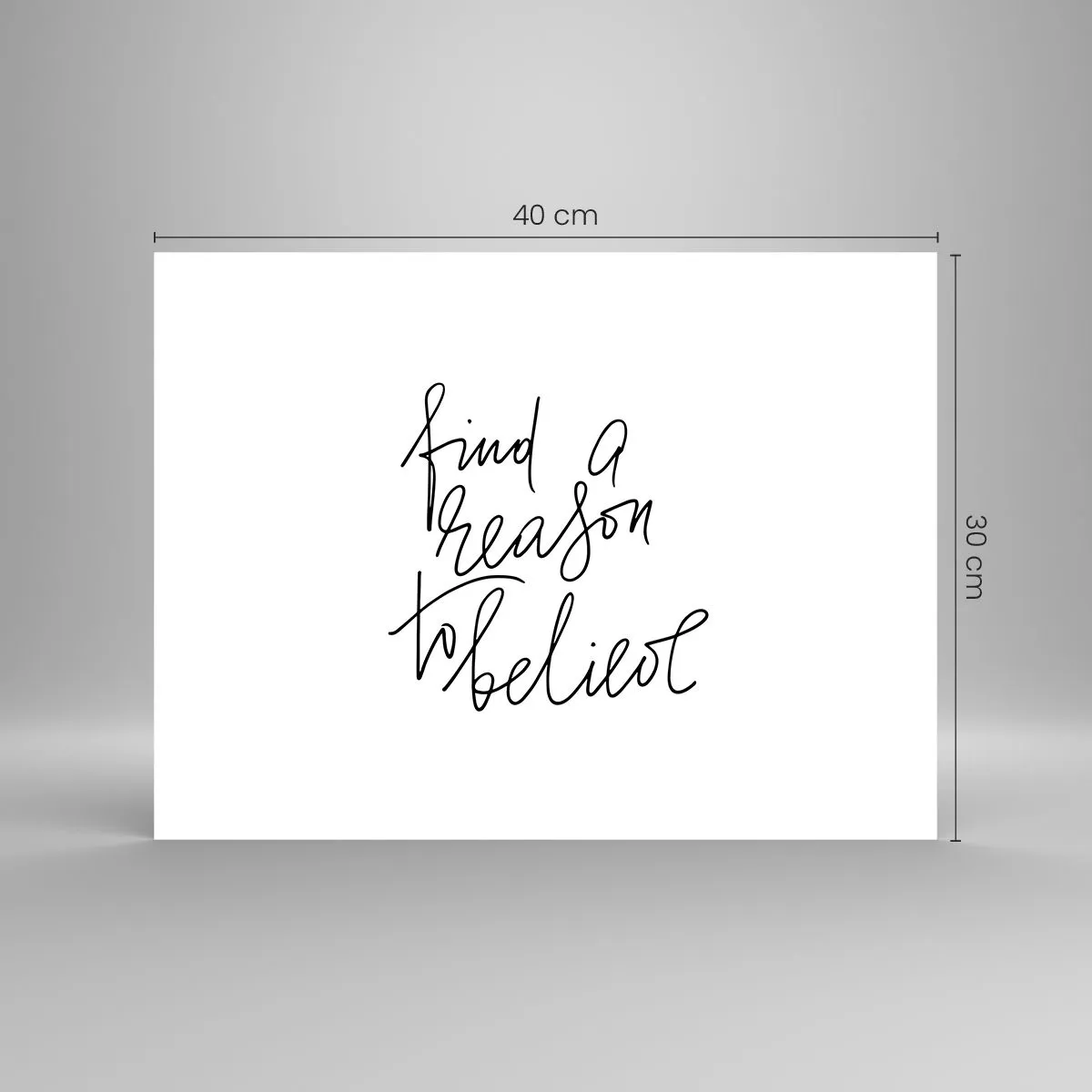 Poster - It Is Possible - 40x30 cm