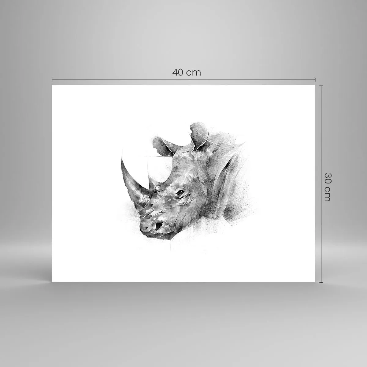 Plakát - Africký portrét - 40x30 cm