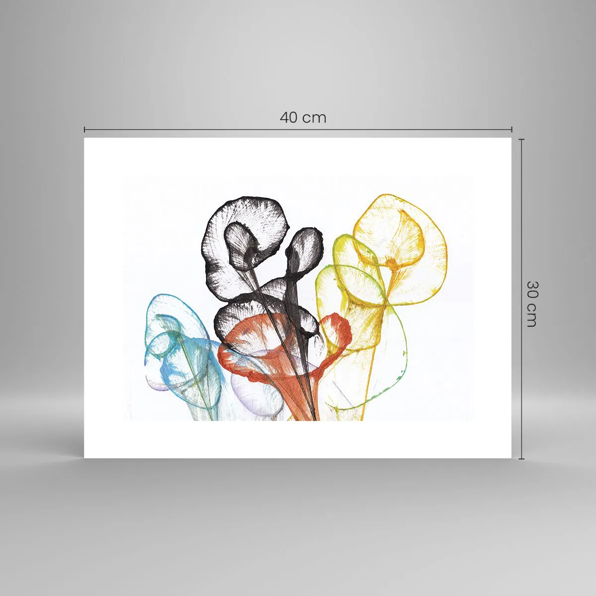 Poster - Blumen mit Seele - 40x30 cm