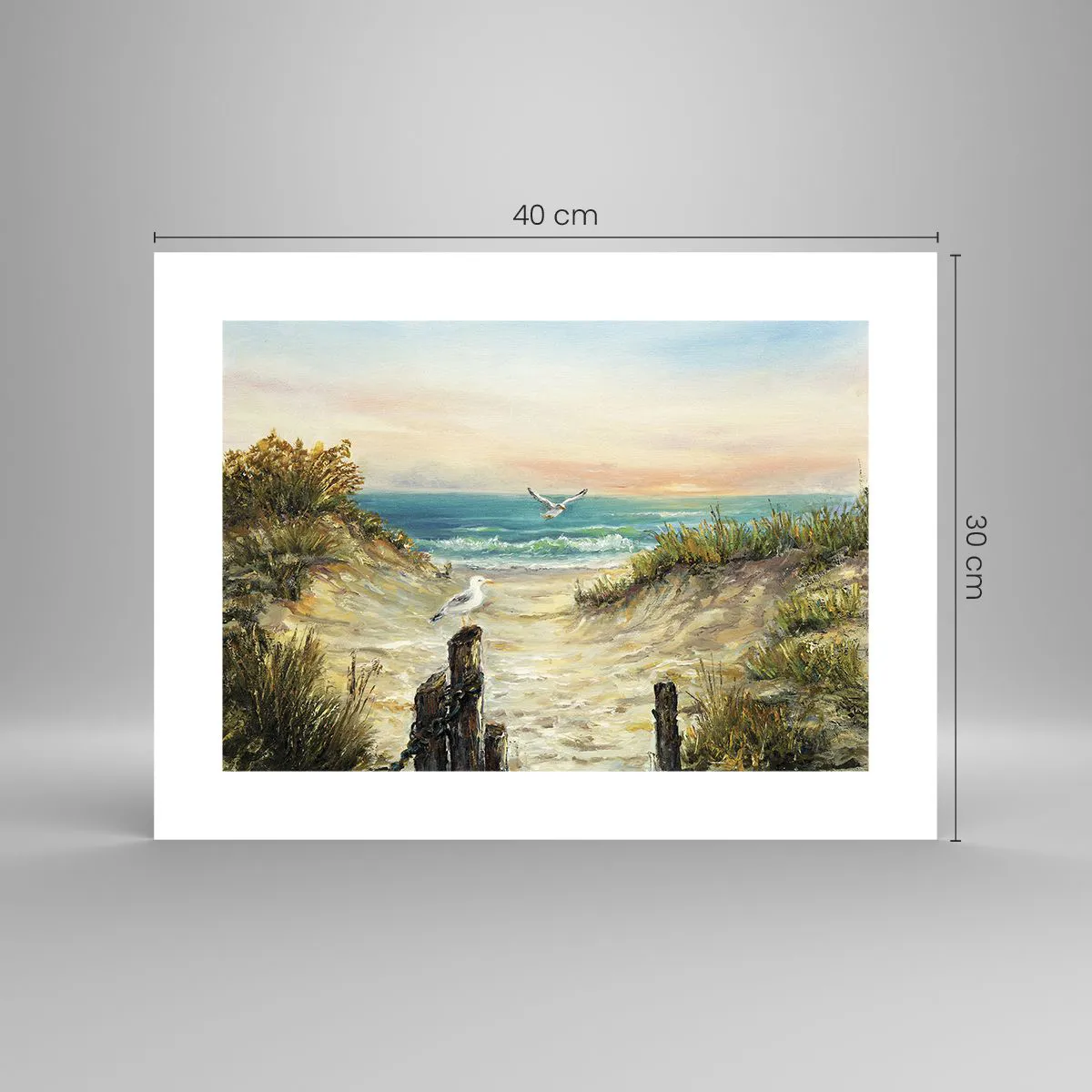 Poster - Windlose Abgeschiedenheit - 40x30 cm