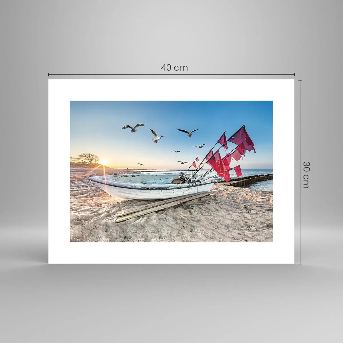 Poster - Wohlverdiente Ruhe - 40x30 cm