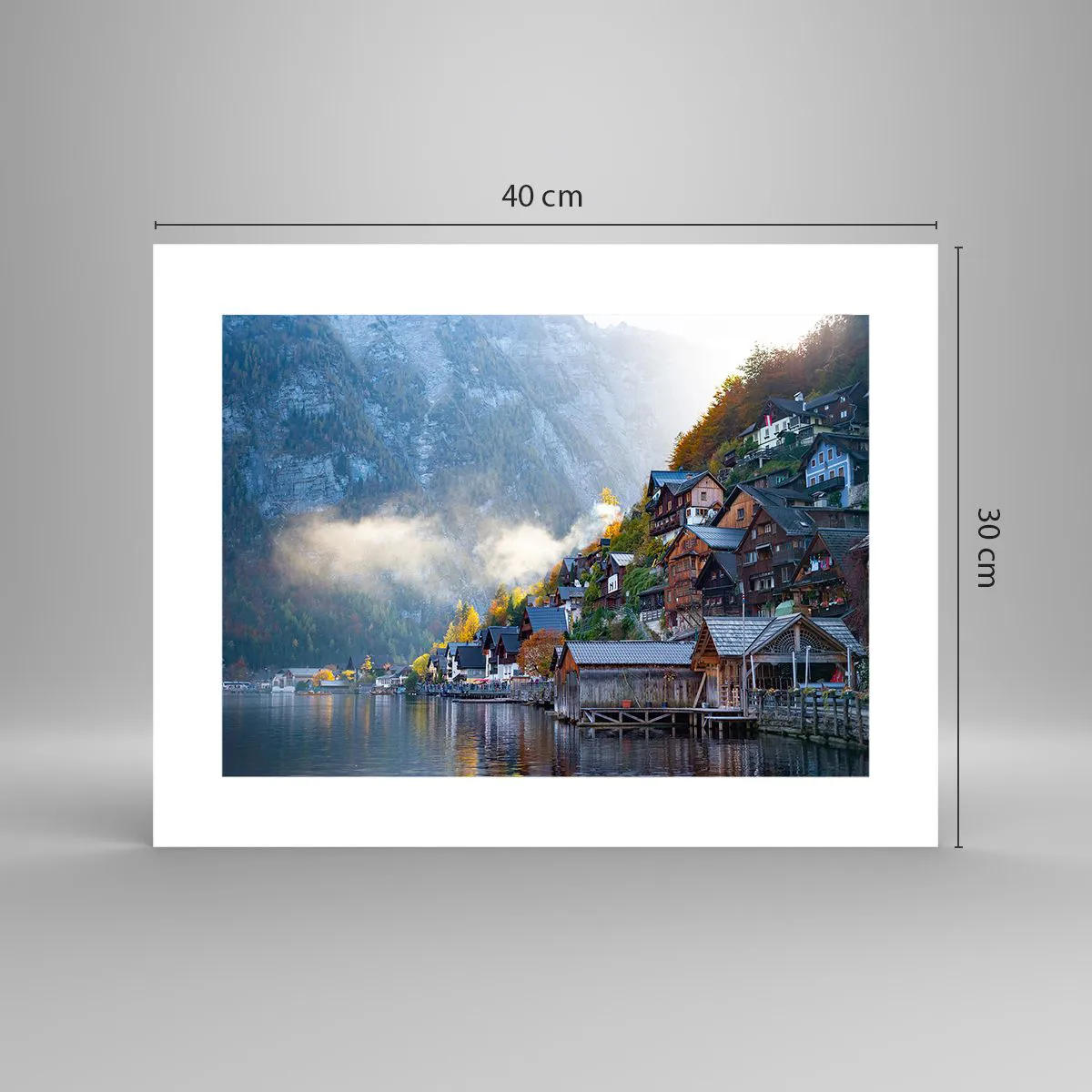 Affisch - Alpina klimat - 40x30 cm