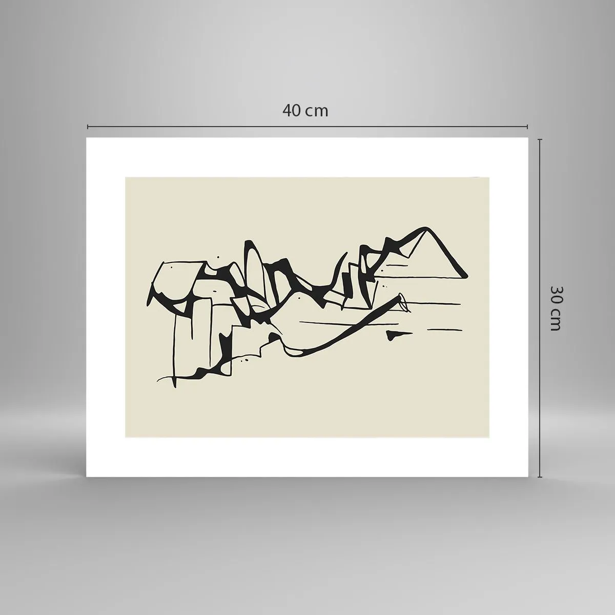 Affiche - Poster - Peut-être un paysage - 40x30 cm