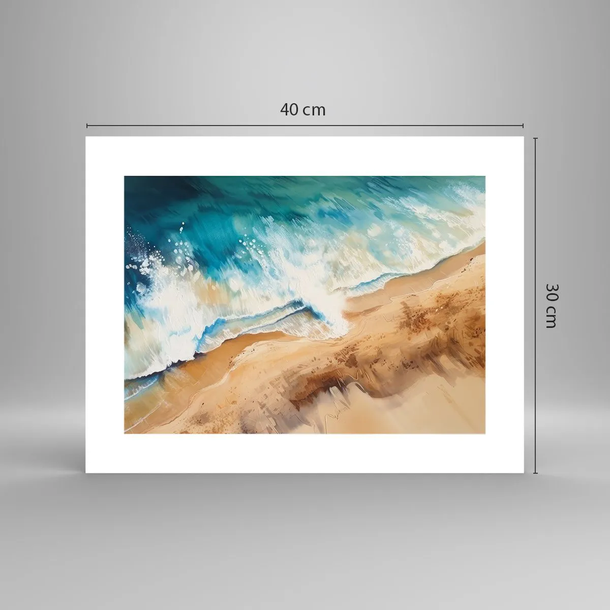 Póster - Olas recurrentes - 40x30 cm