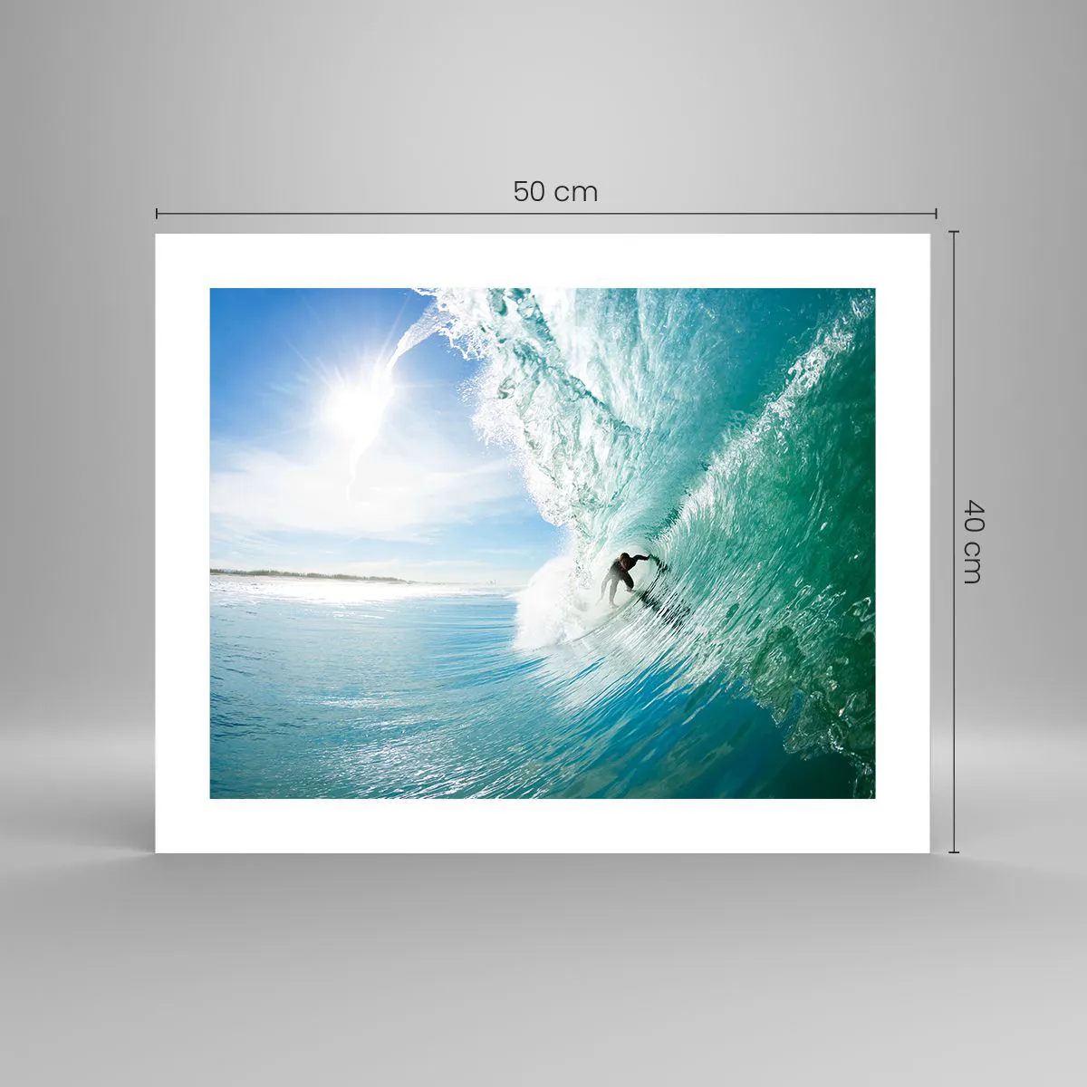 Poster - Întotdeauna pe val - 50x40 cm