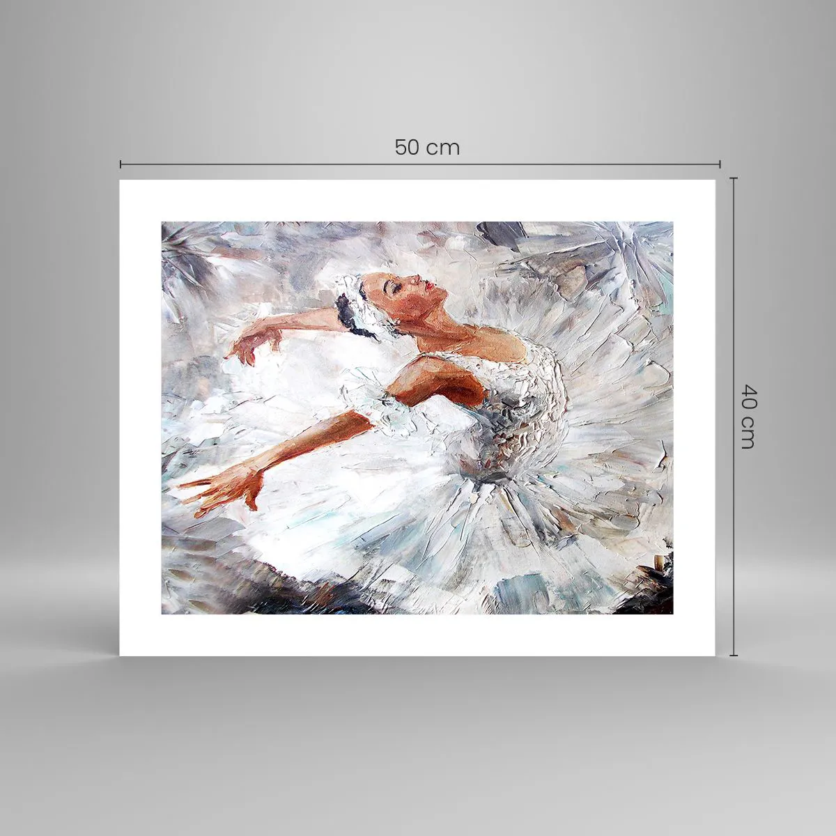 Poster - Delicate and Light As a Tulle - 50x40 cm