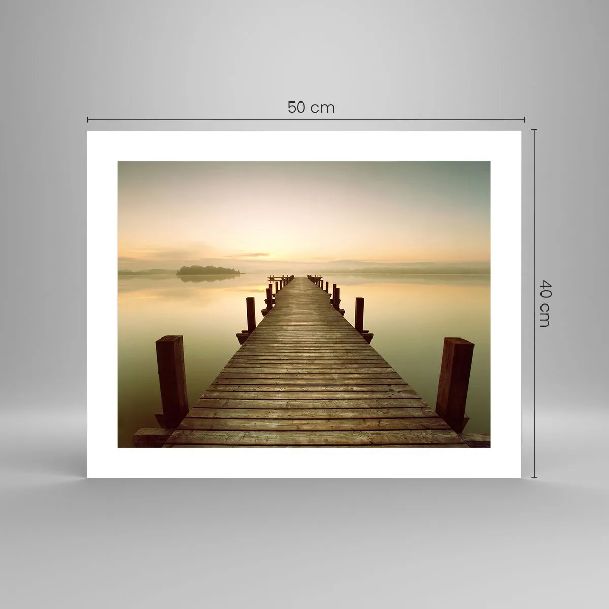 Plakát - Rozbřesk, svítání, světlo - 50x40 cm