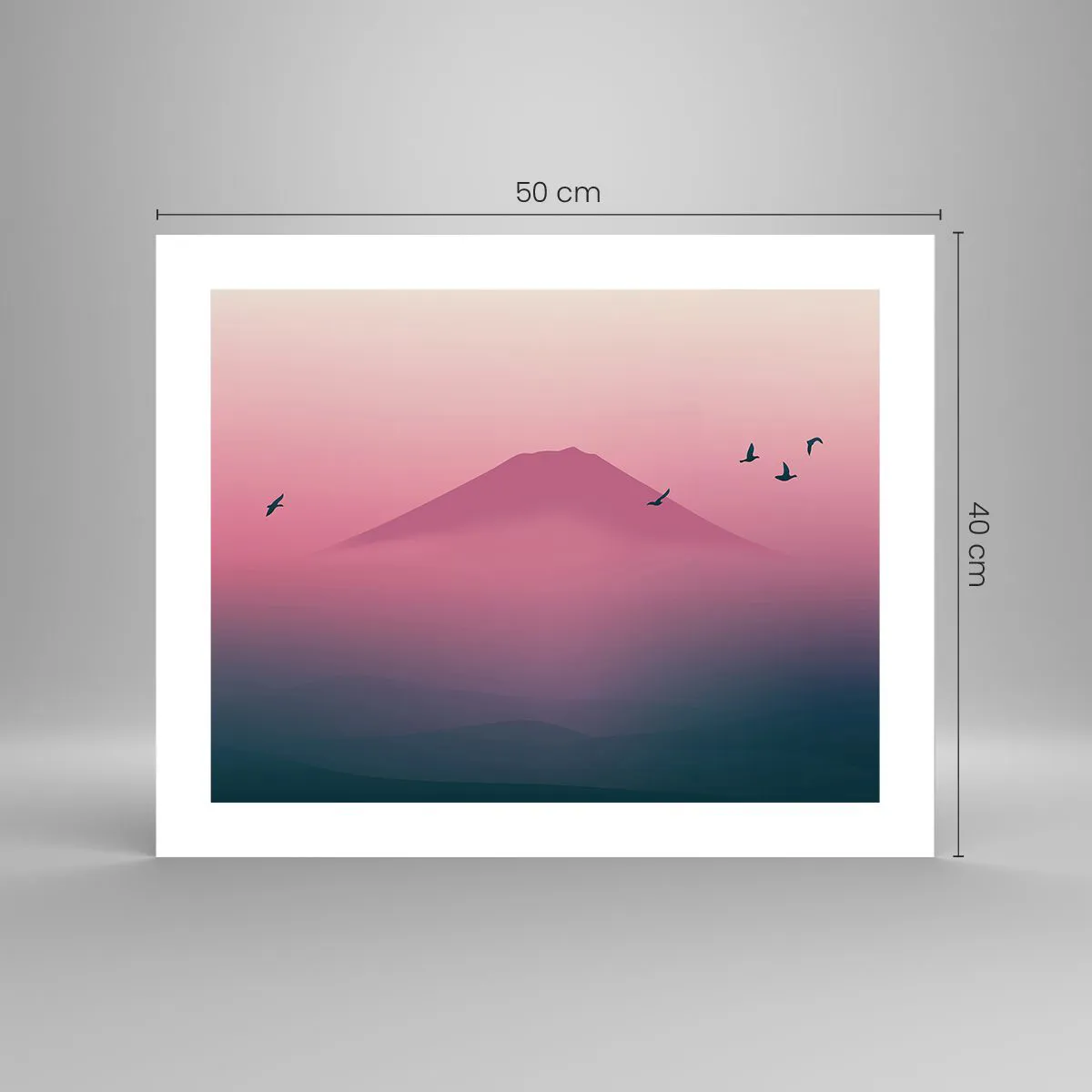 Póster - Sobre las nubes - 50x40 cm