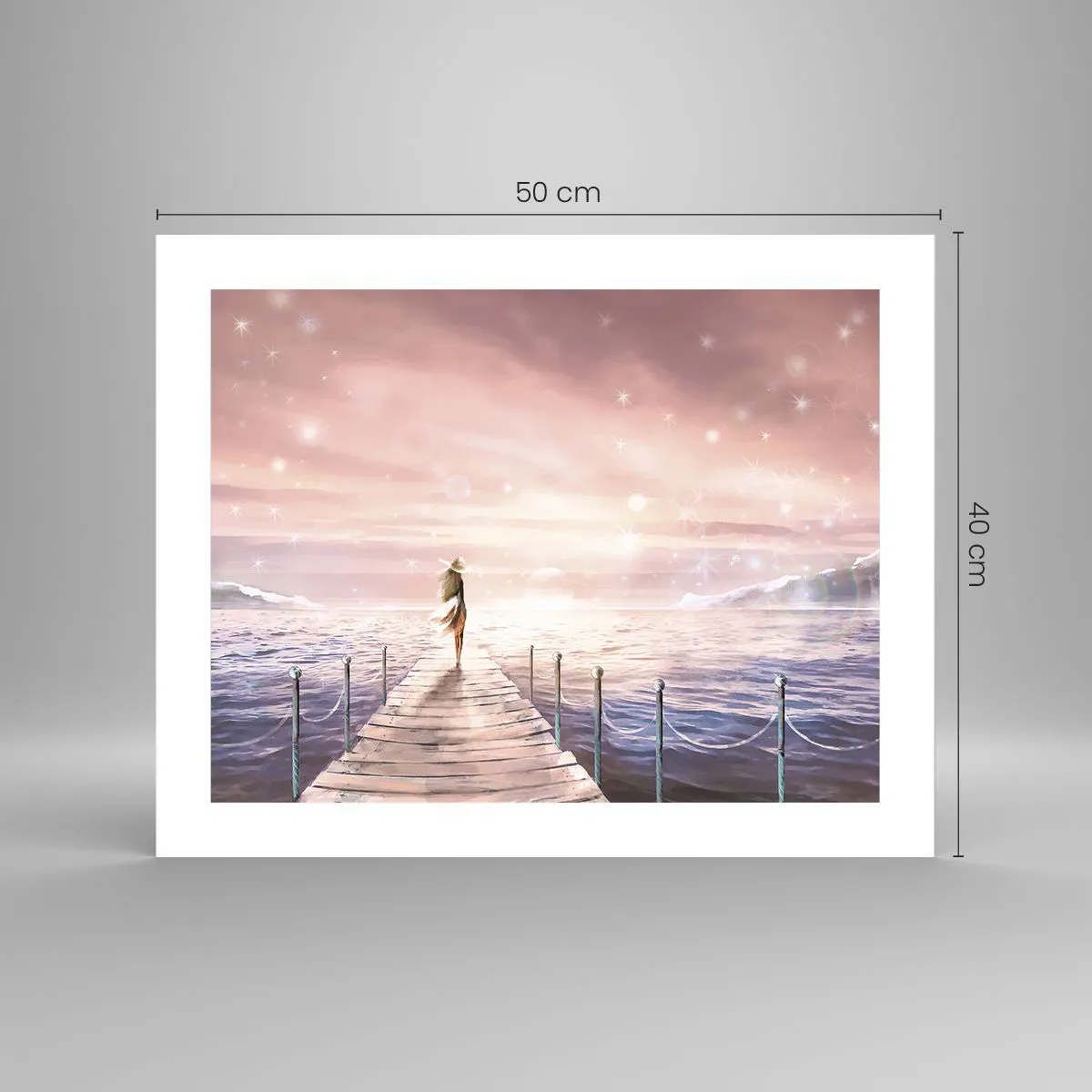 Plakat - W świetle marzenia - 50x40 cm