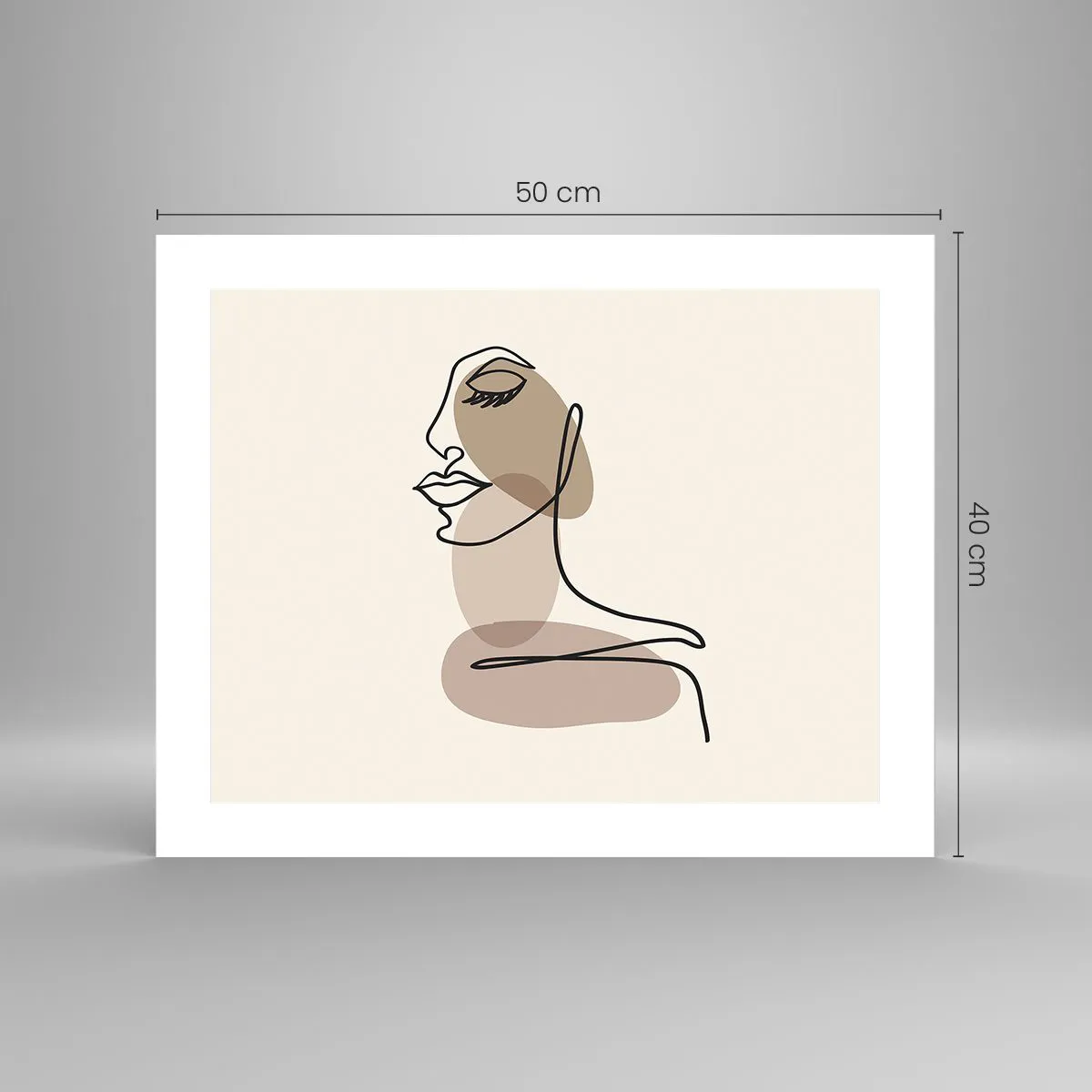 Plakát - Při poslechu samé sebe - 50x40 cm