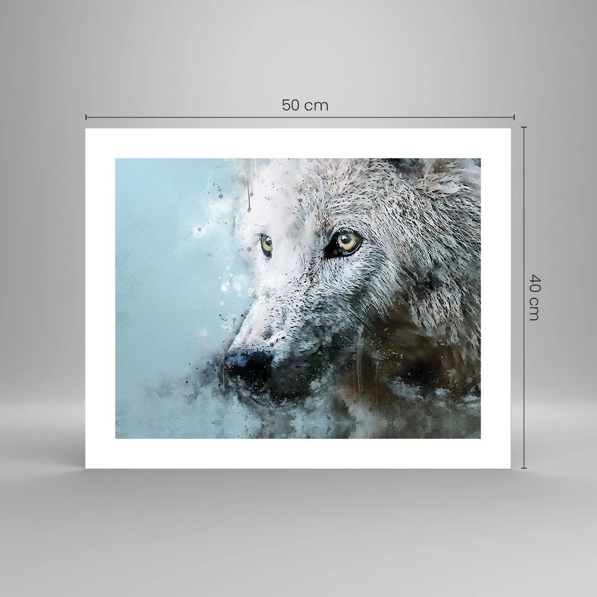 Póster - Conoce el alma del lobo - 50x40 cm