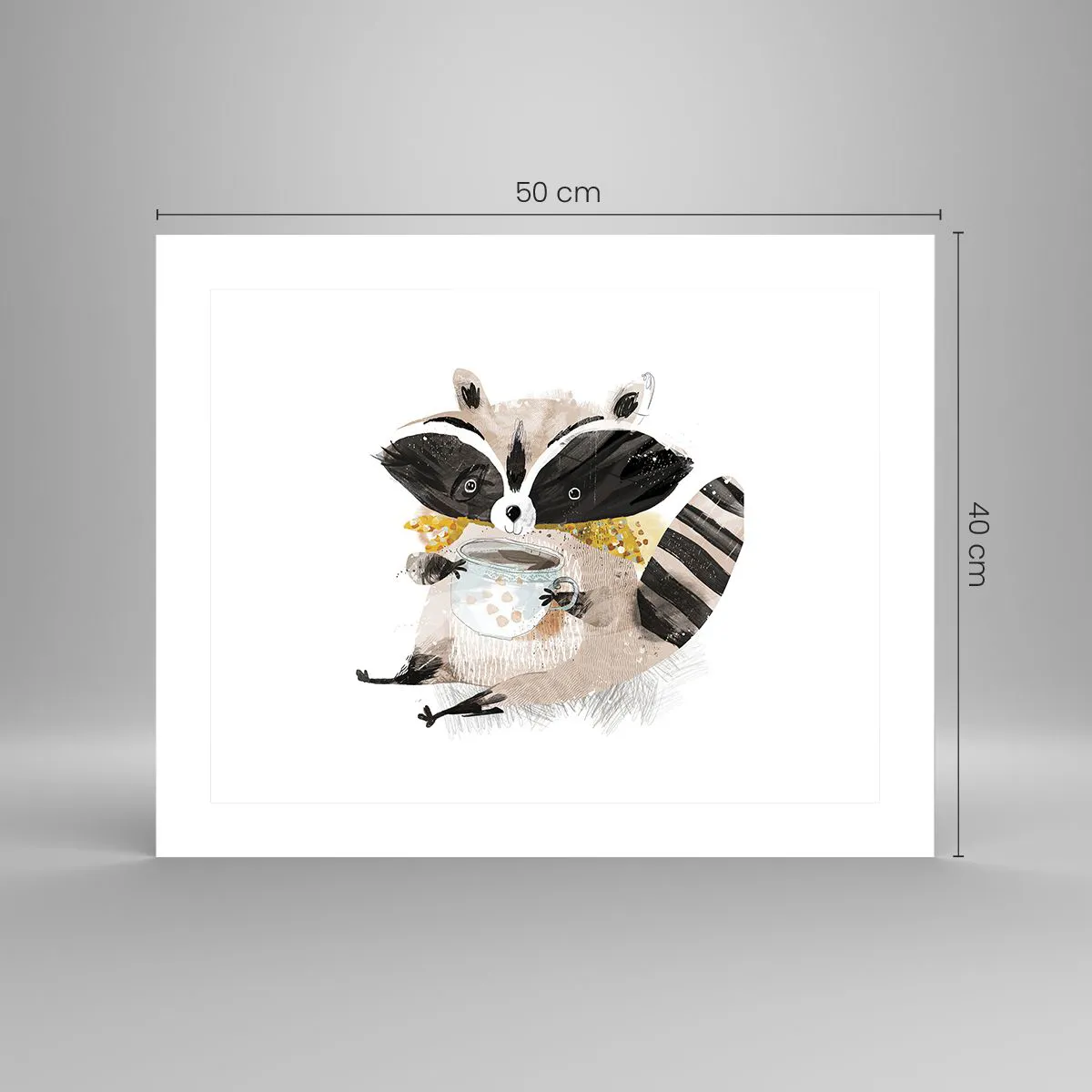 Poszter - A barátom a mosómedve - 50x40 cm