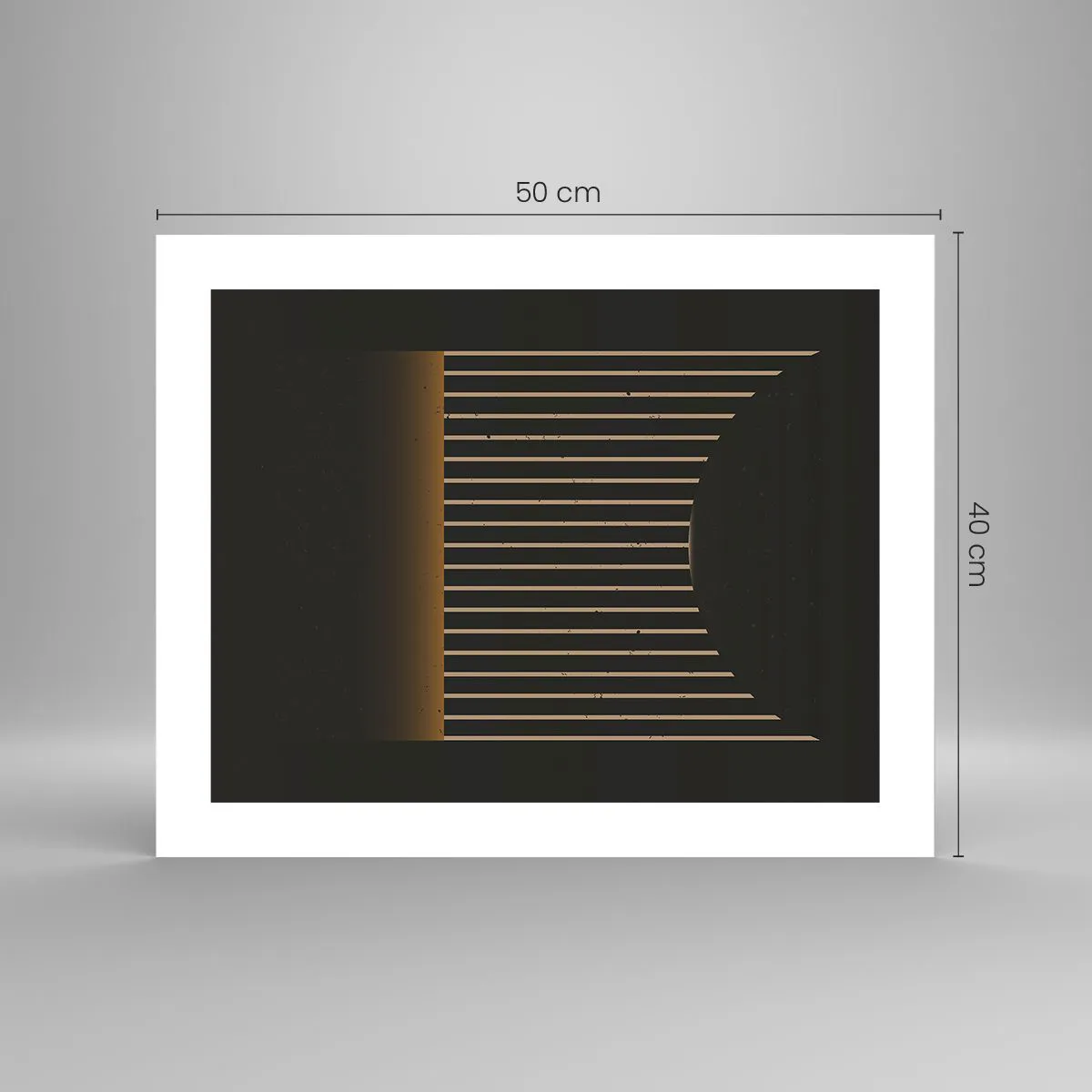 Affiche - Poster - Explorez les ténèbres - 50x40 cm