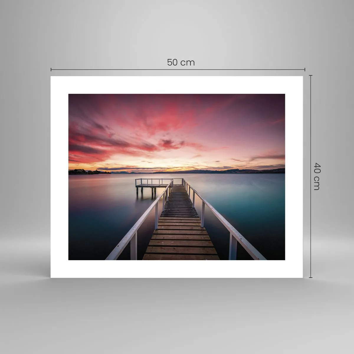 Poszter - Az este szelíd lángja - 50x40 cm