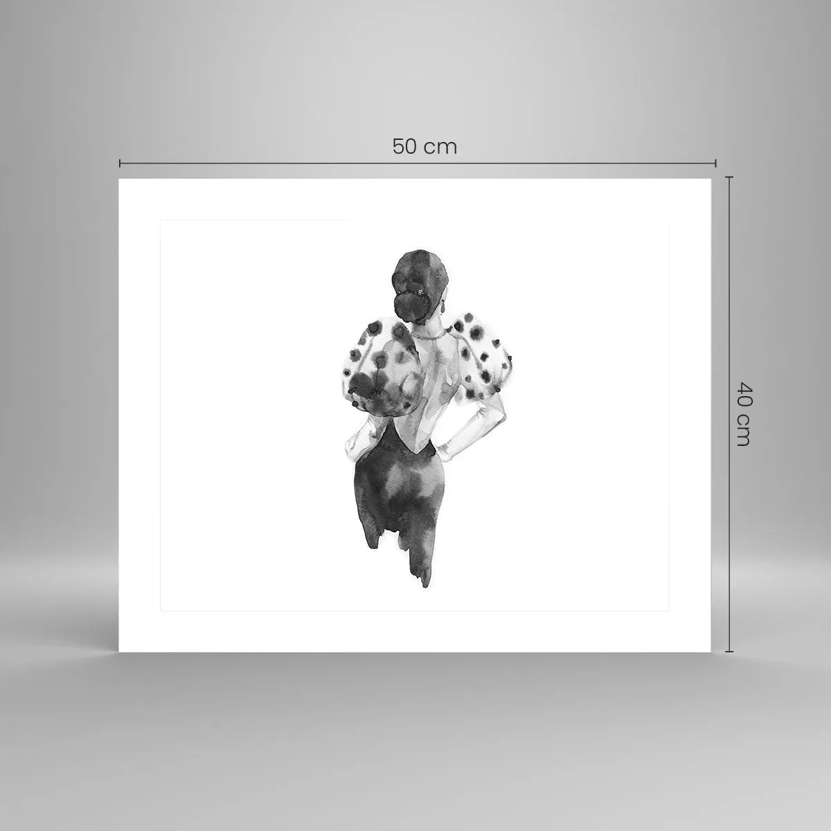 Poszter - Egyenesen elsétált mellettem - 50x40 cm