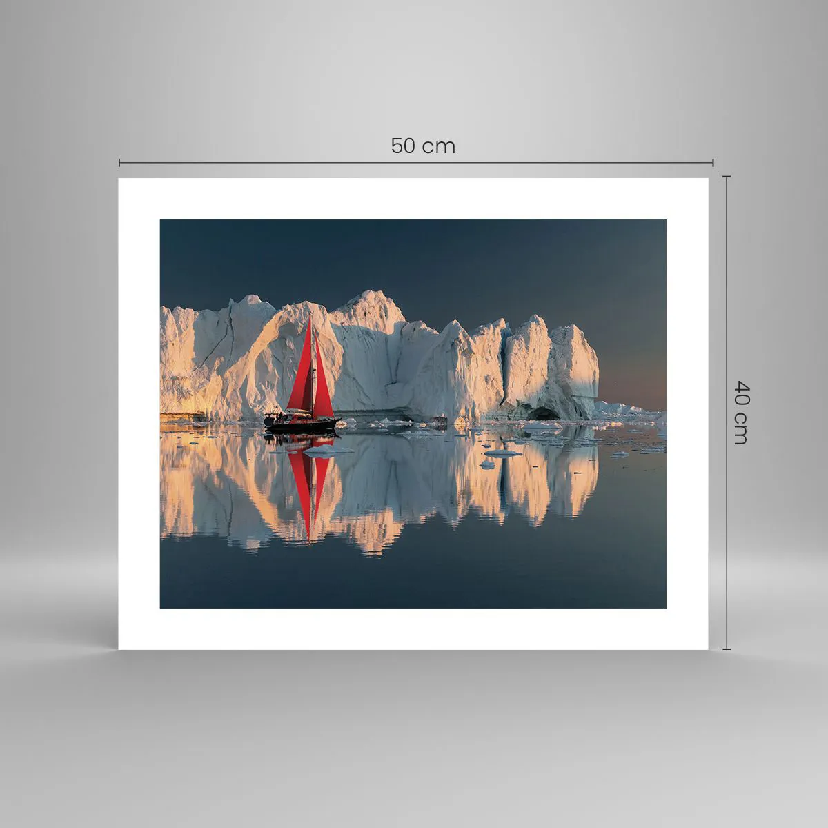 Affiche - Poster - Aux limites du monde - 50x40 cm