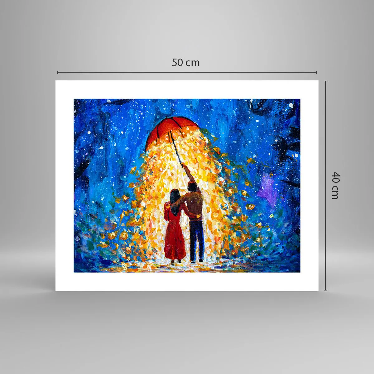 Poster - Magic of a Rainy Evening? - 50x40 cm