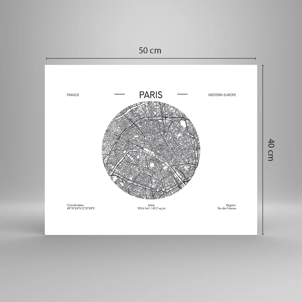 Poster - Anatomia di Parigi - 50x40 cm