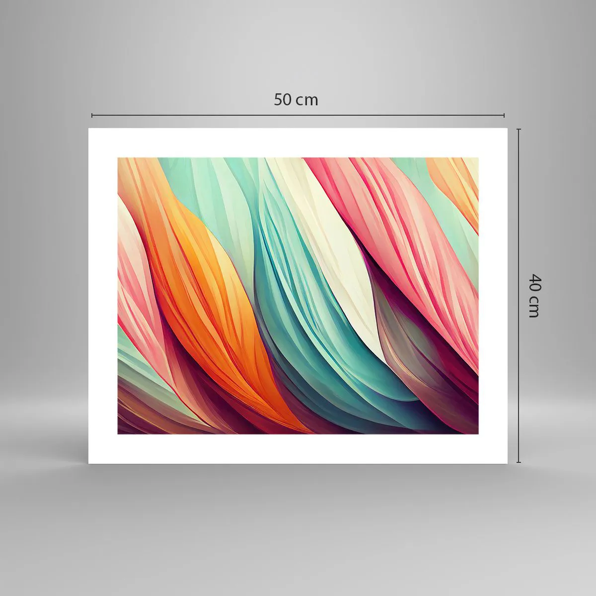 Plakát - Duhový uzel - 50x40 cm