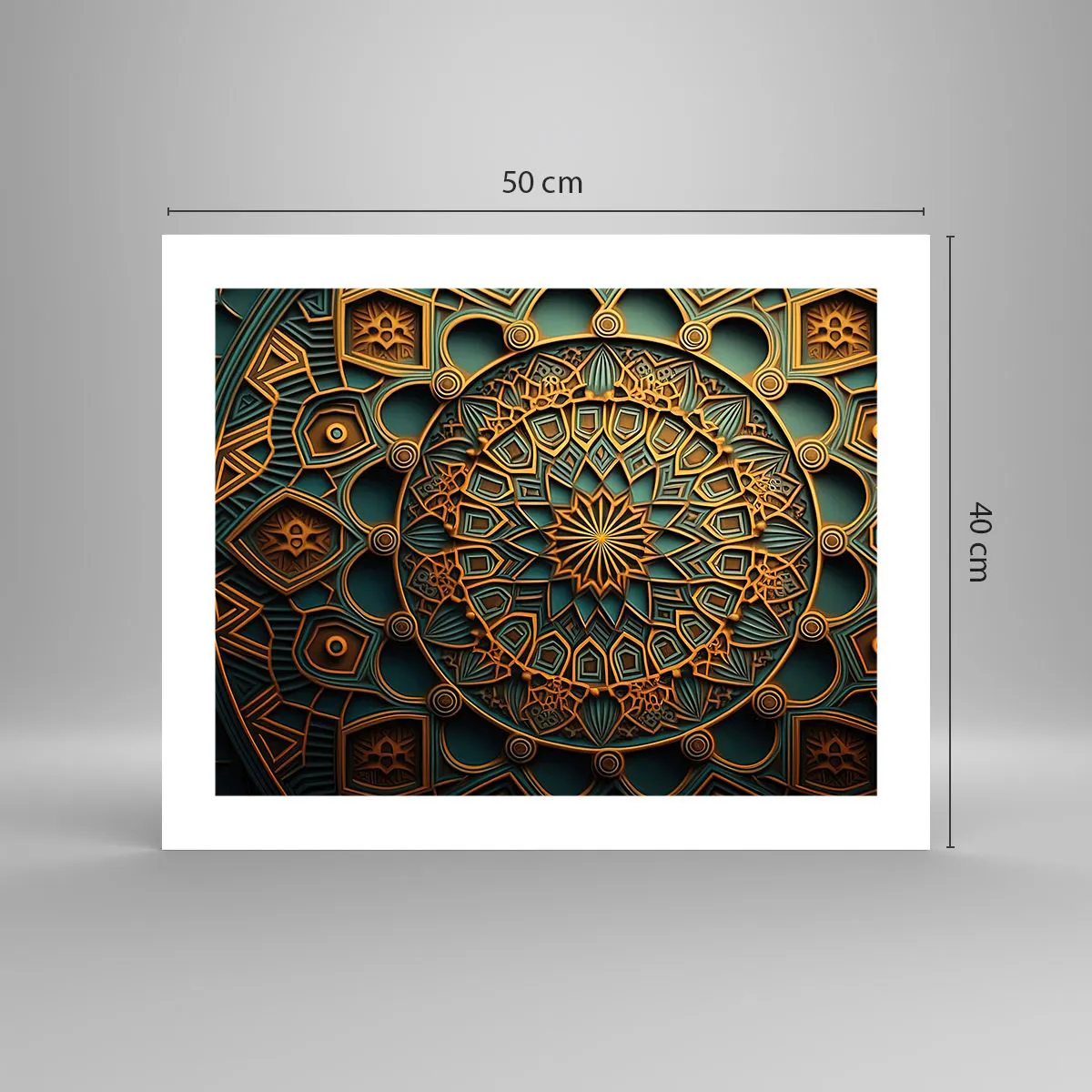 Affiche - Poster - Dans une ambiance arabe - 50x40 cm