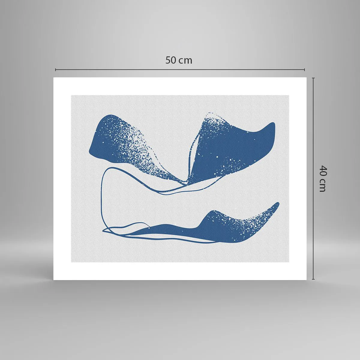 Poster - Geflügelte Abstraktion - 50x40 cm