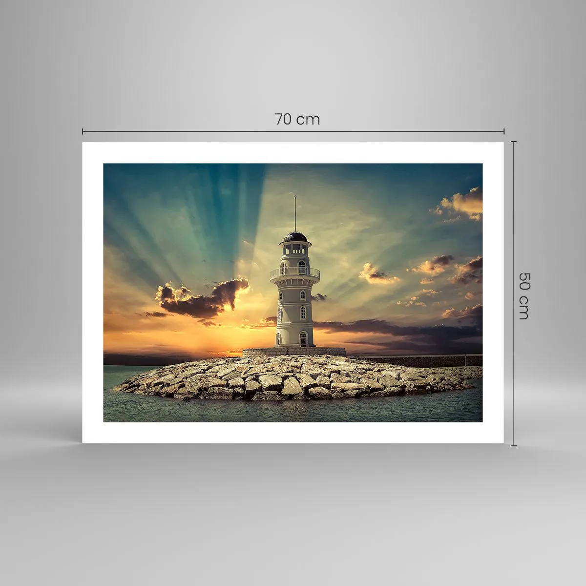 Poster - Light, Hope, Beauty - 70x50 cm