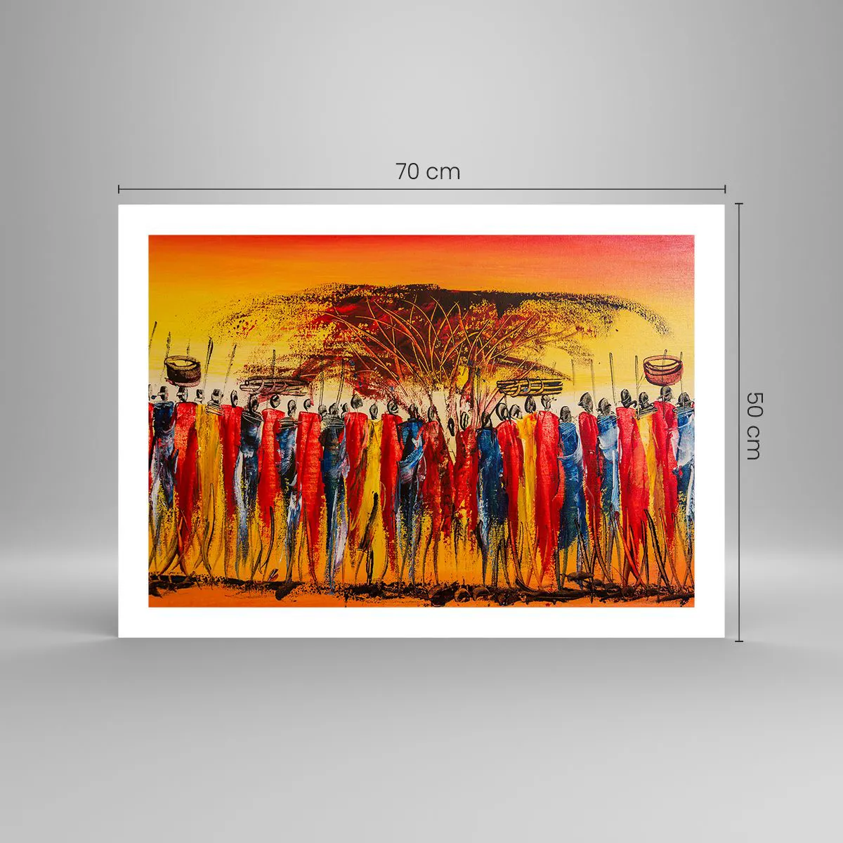 Plakát - Tam, tam, tam, tam jdou - 70x50 cm