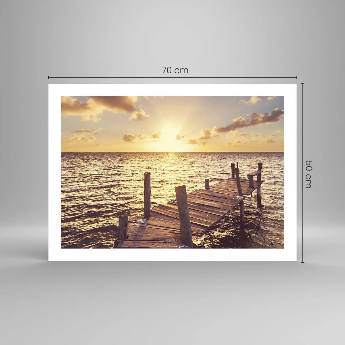 Poster - Das goldene Land der Sanftmut - 70x50 cm