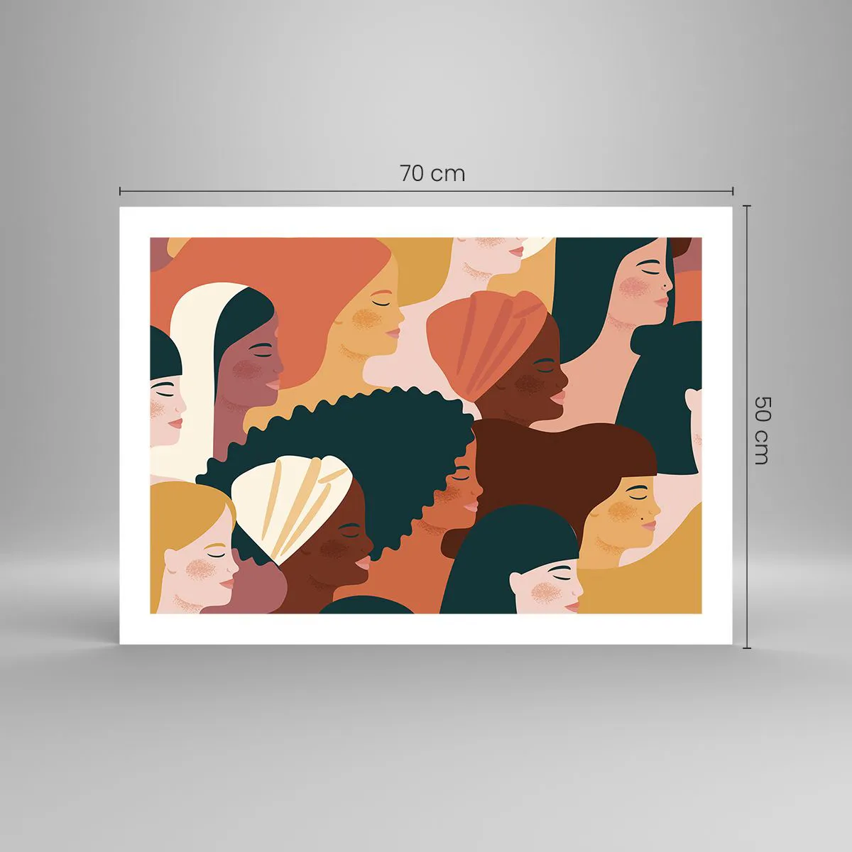 Poszter - Csak a nőiesség - 70x50 cm