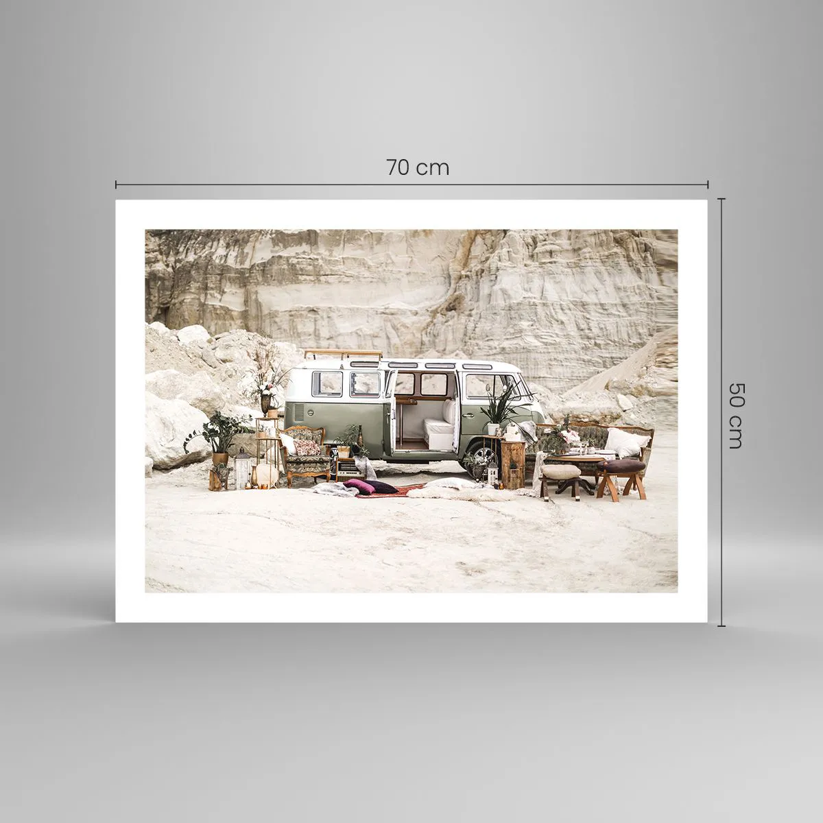 Poster - Es ist die Zeit, die Reise zu beginnen - 70x50 cm