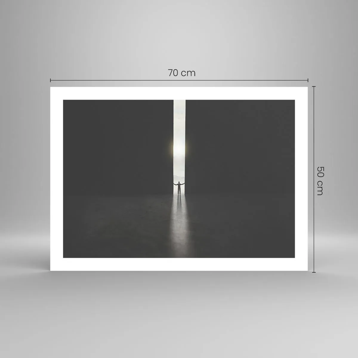 Poster - Step to Bright Future - 70x50 cm