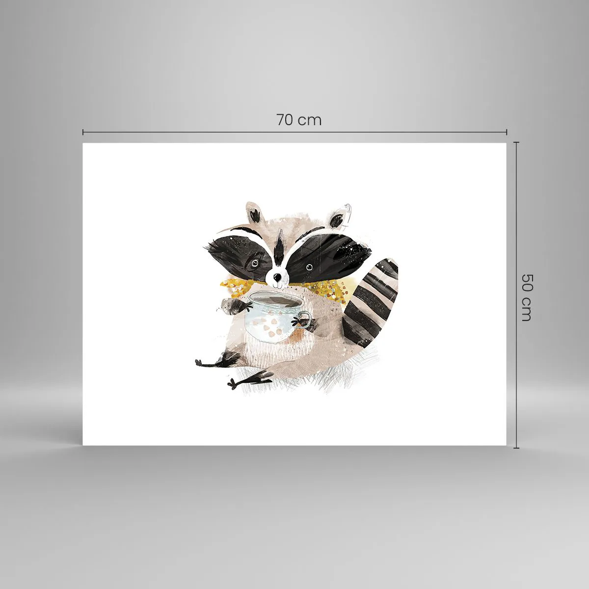 Poster - Il mio amico procione - 70x50 cm