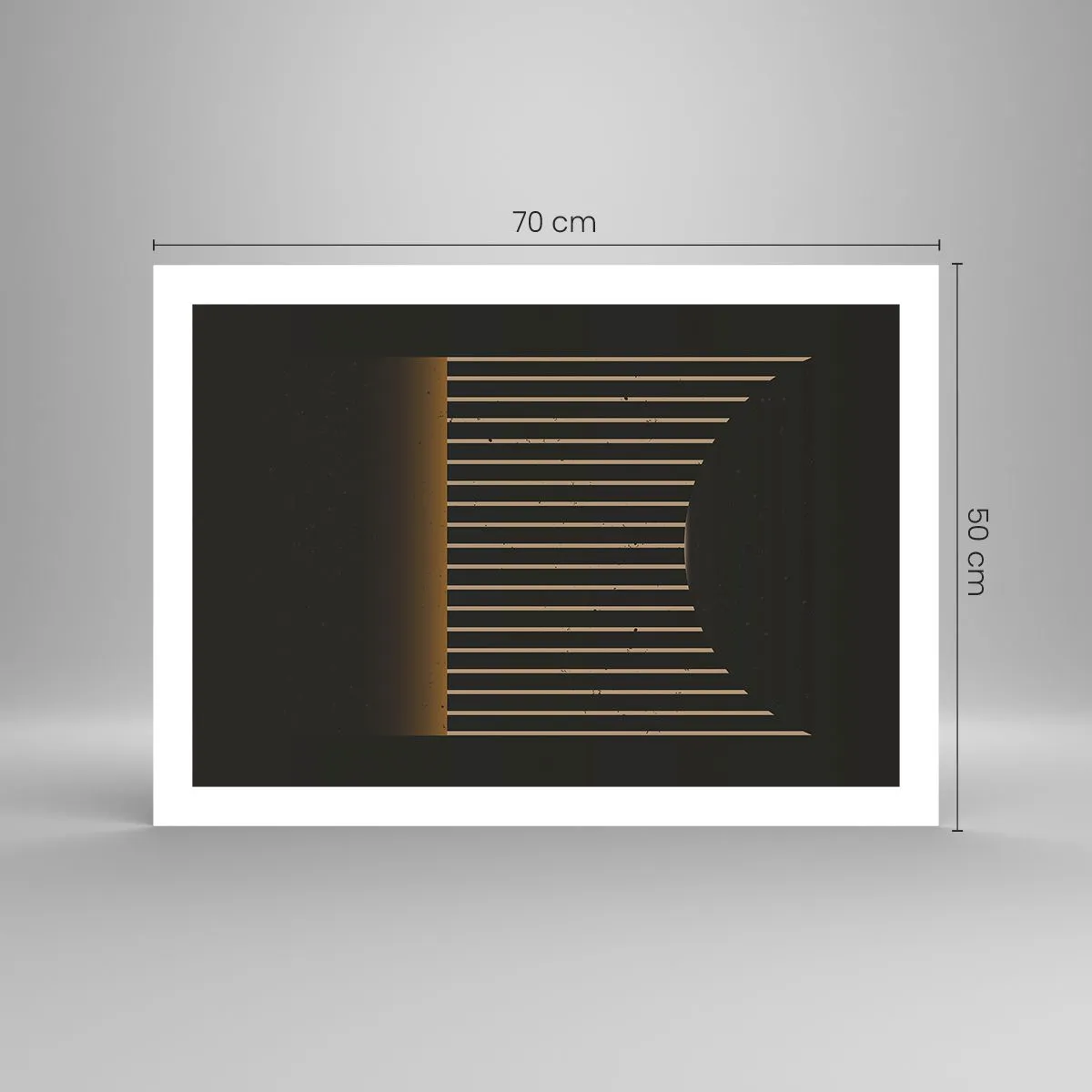 Poster - Explorați întunericul - 70x50 cm