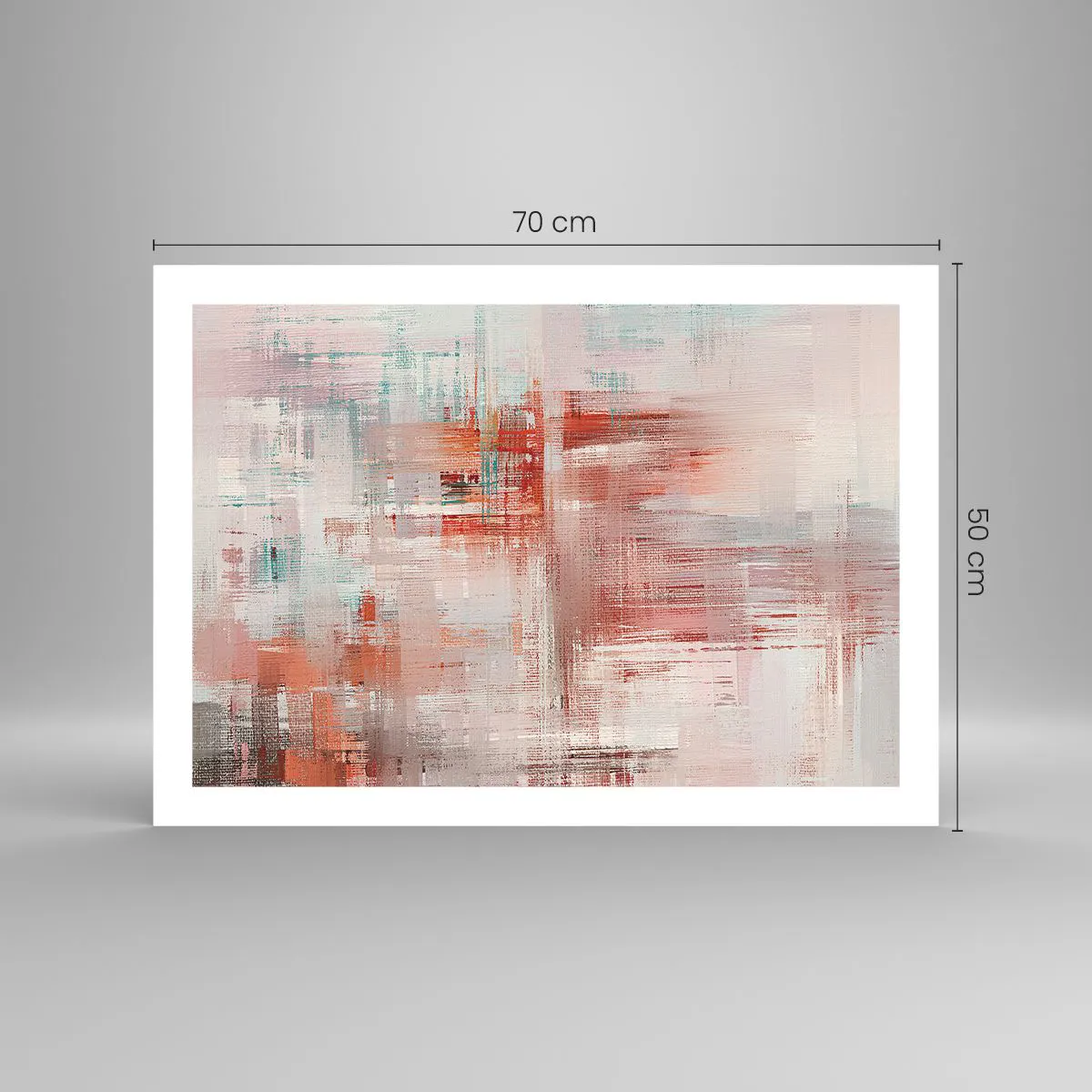 Plakát - Zamlžené. Ale růžové - 70x50 cm