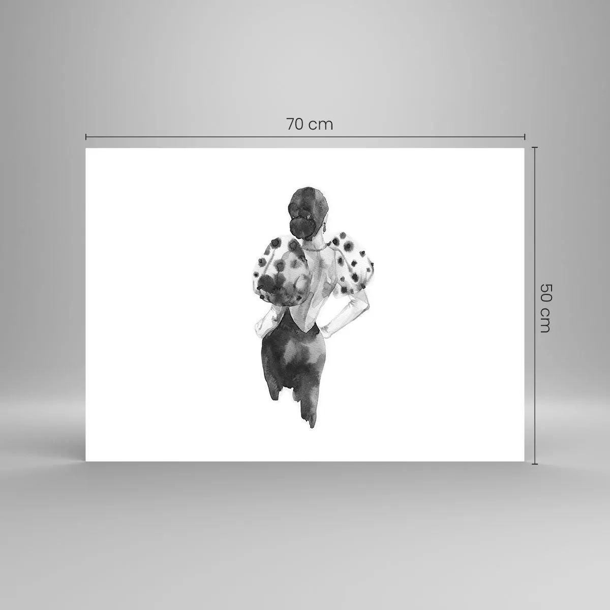 Poszter - Egyenesen elsétált mellettem - 70x50 cm