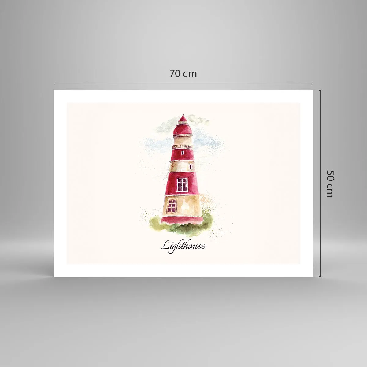 Poster - Around It the Weather Is Always Nice - 70x50 cm