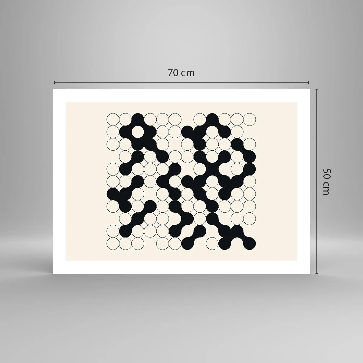 Affiche - Poster - Jeu chinois – variation - 70x50 cm