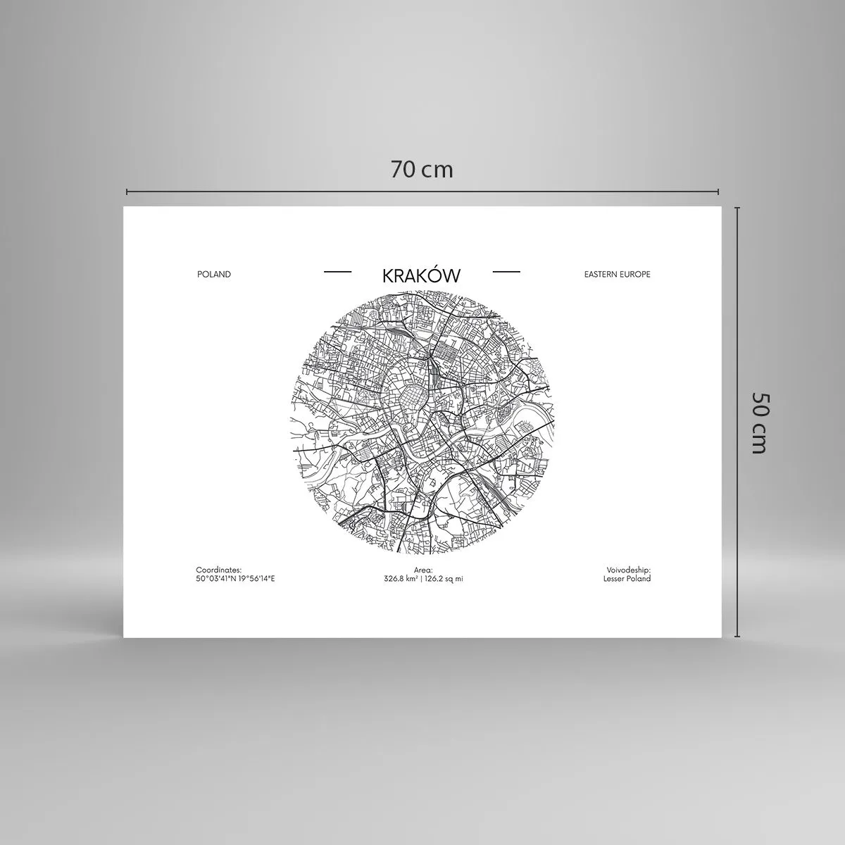 Poster - Anatomia di Cracovia - 70x50 cm