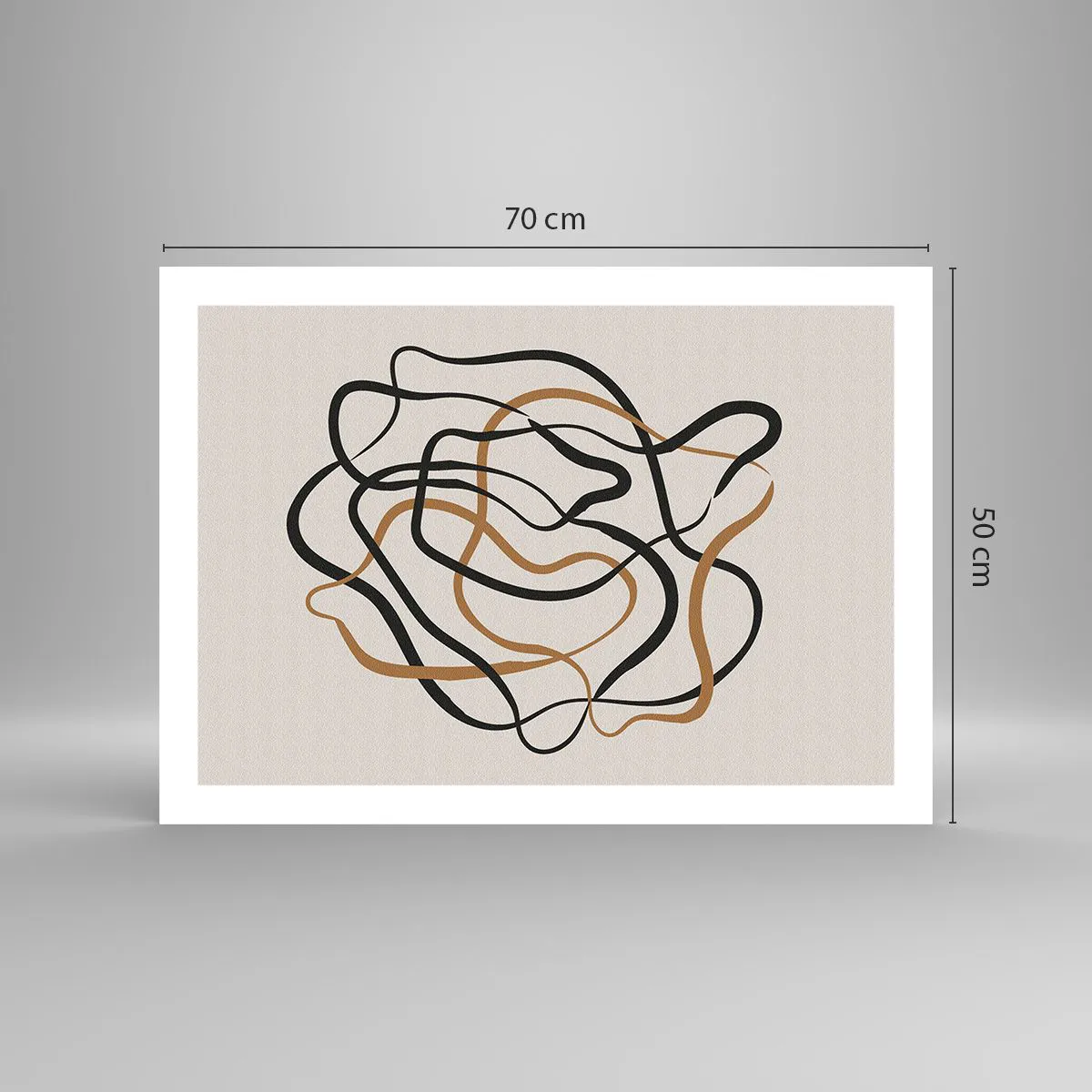 Poster - Everything Is Tangled UP - 70x50 cm