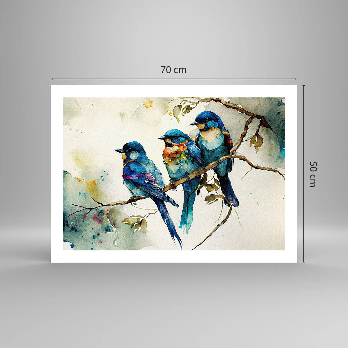 Poster - Is hij boos geworden? - 70x50 cm