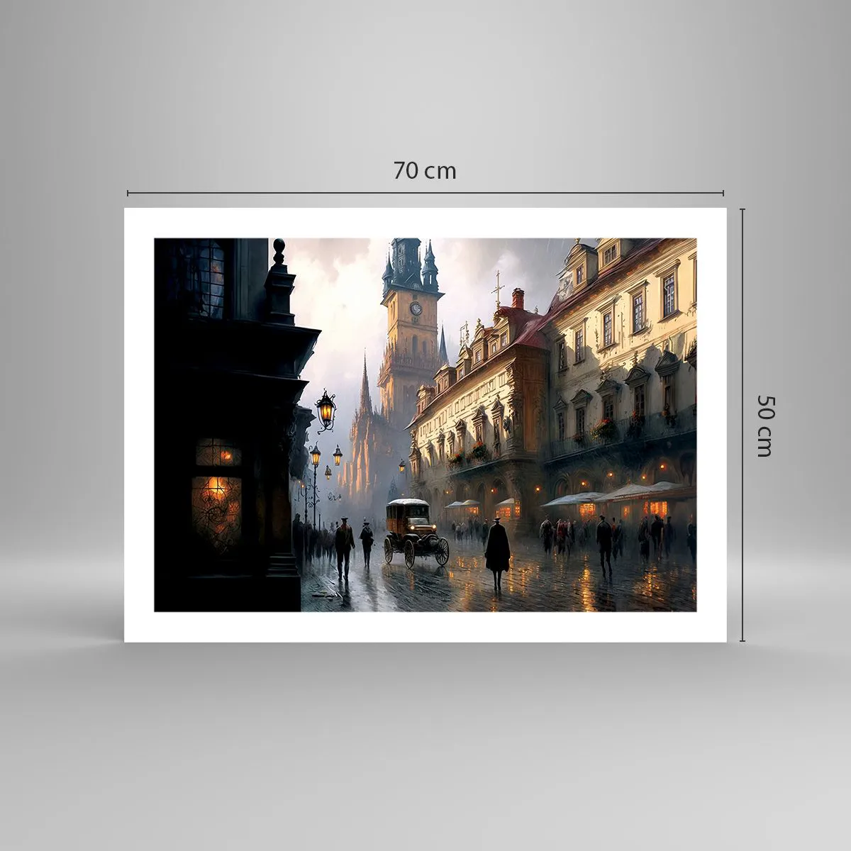 Plakat - Czar praskiego wieczoru - 70x50 cm