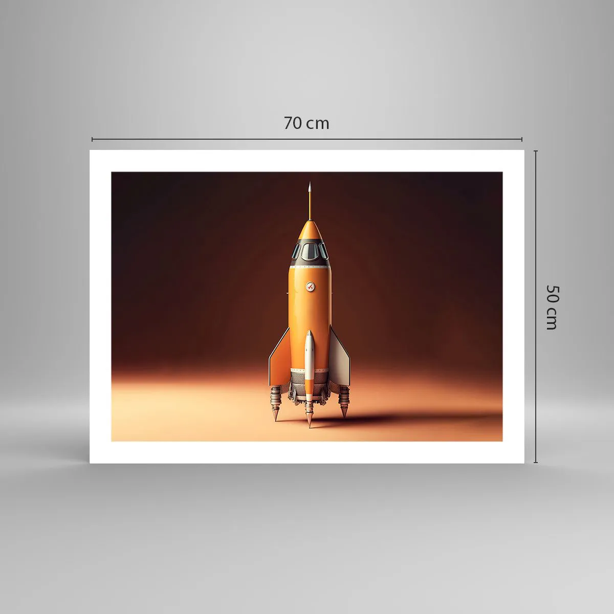 Poster - Totul începe cu un vis - 70x50 cm