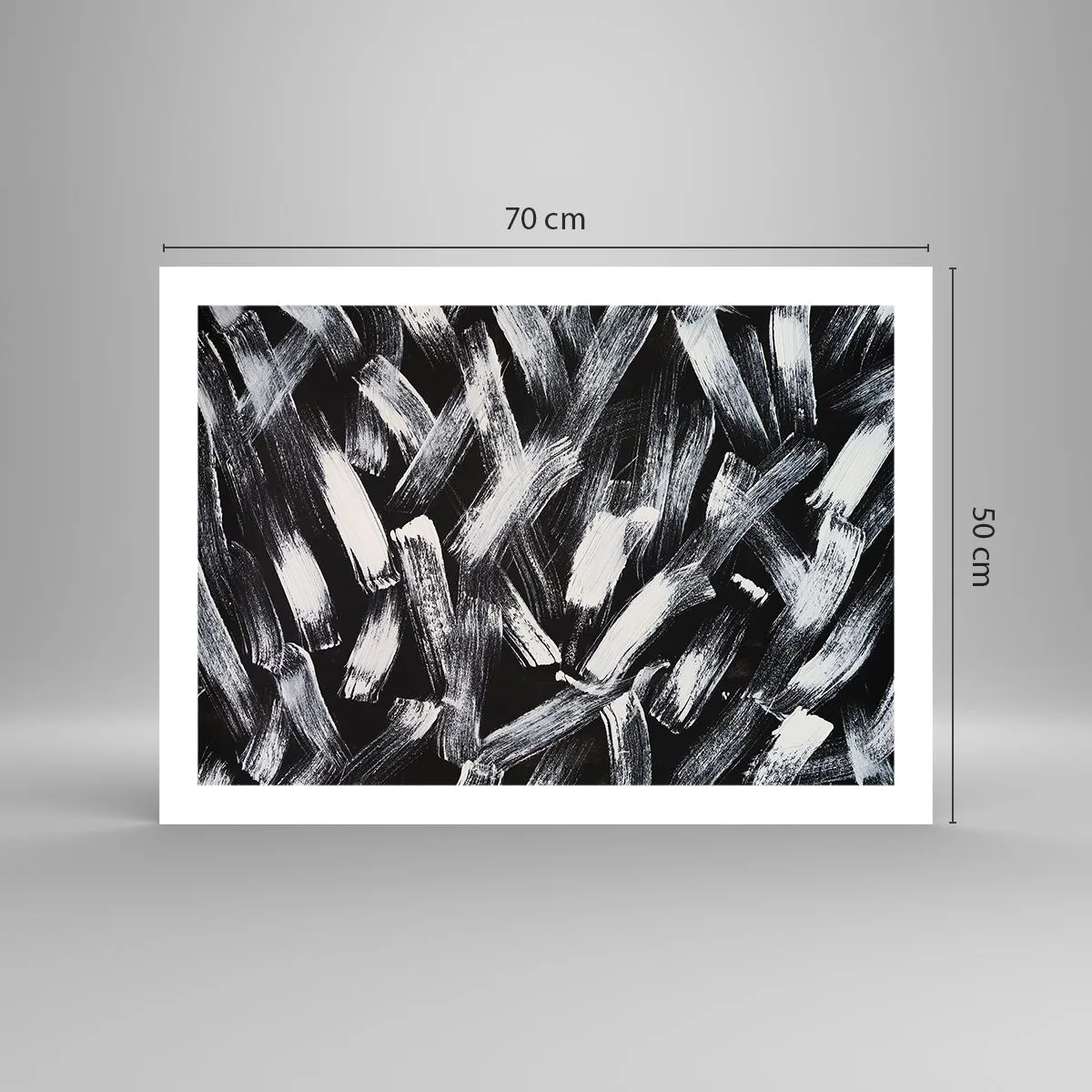 Poster - Abstraktion im industriellen Geist - 70x50 cm